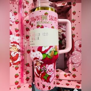 Stanley 40 oz. Pink Strawberry Shortcake Tumbler